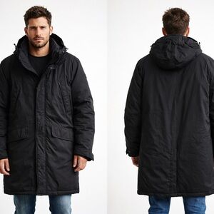 Hawk & Co Black Apre Collection Down Blend Coat Sz.‎ S